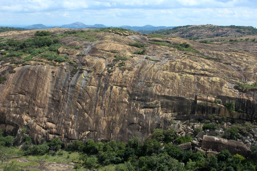 View over Matobo National Park, Zimbabwe