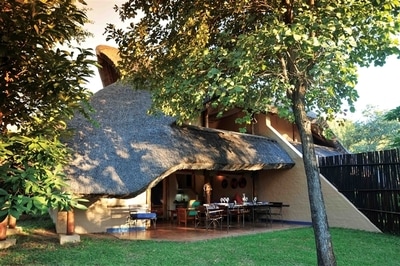 Lokuthula Lodge accommodation exterior, Victoria Falls